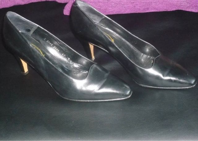 LOTTUSSE zapatos tacón cuero 40 8cm