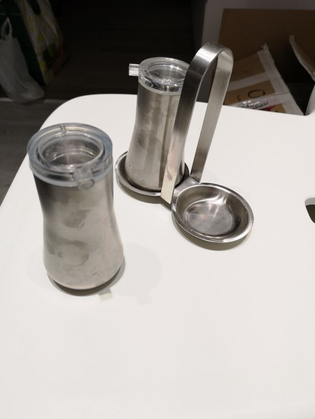 Vinagreta y Aceitera Inox