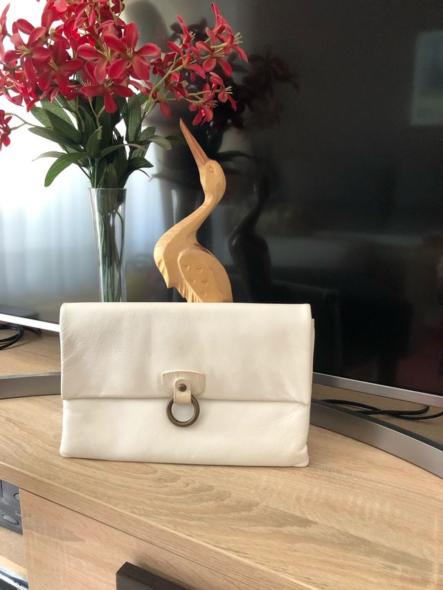 ! Bolso-sobre mujer, nuevo, piel