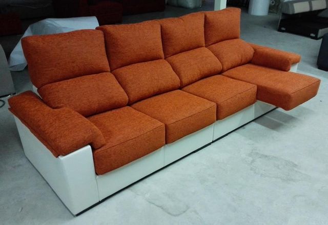 Sofá 280 cm 4 Asientos Extraibles Reclinables