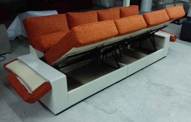 Sofá 280 cm 4 Asientos Extraibles Reclinables de segunda mano por 880