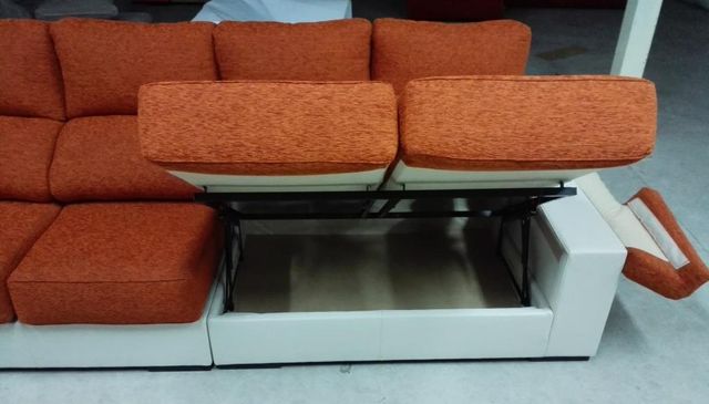 Sofá 280 cm 4 Asientos Extraibles Reclinables