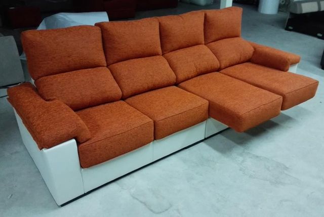 Sofá 280 cm 4 Asientos Extraibles Reclinables