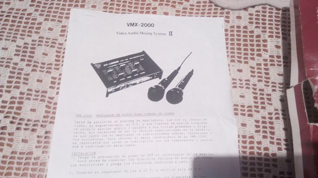 Mezclador de música y voz para vídeo.