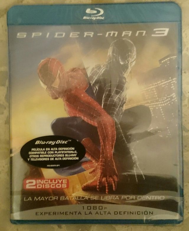 PELÍCULA EN BLU-RAY DISC "SPIDERMAN 3"
