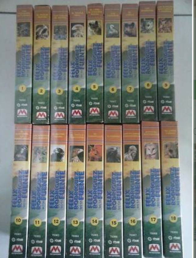 colección VHS felix Rodríguez la fuente
