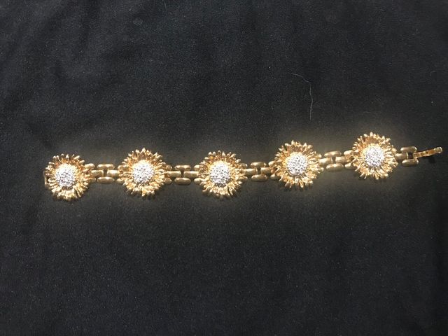 Conjunto de Pulsera y Broche Girasoles de Van Gogh