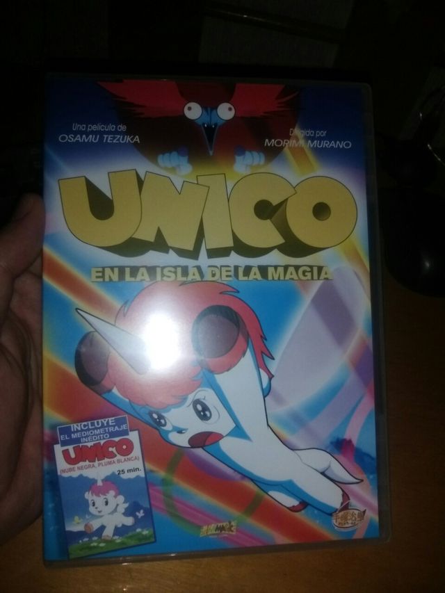 DVD: ÚNICO En la isla de la magia. Película ANIME