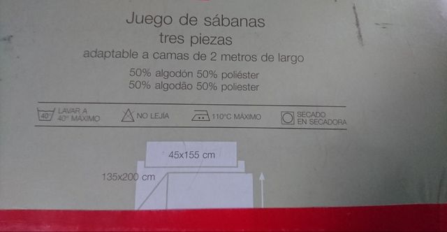 Juegos de cama matrimonio de 135 NUEVOS