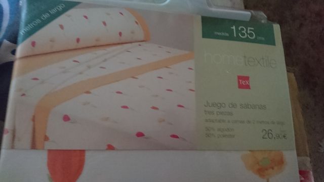 Juegos de cama matrimonio de 135 NUEVOS