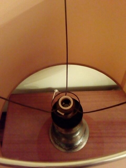 lámpara de mesa rústica 