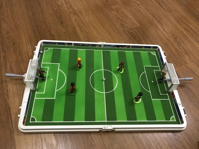 Futbolín playmobil
