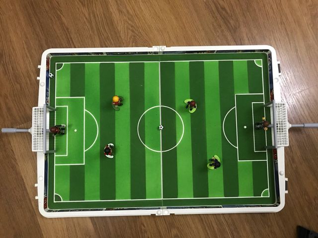 Futbolín playmobil