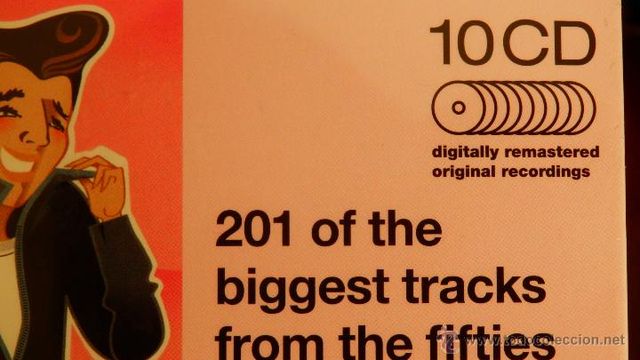 201 Fifties Hits * BOX SET 10 CD * Caja precintada