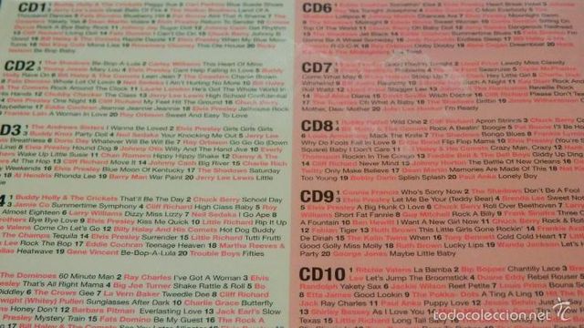 201 Fifties Hits * BOX SET 10 CD * Caja precintada