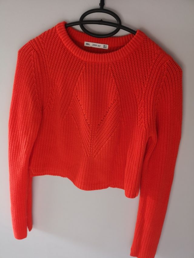 jersey de punto naranja