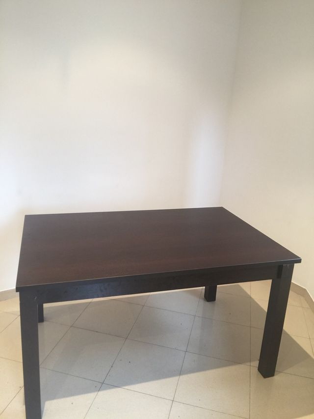 Mesa comedor madera rectangular extensible