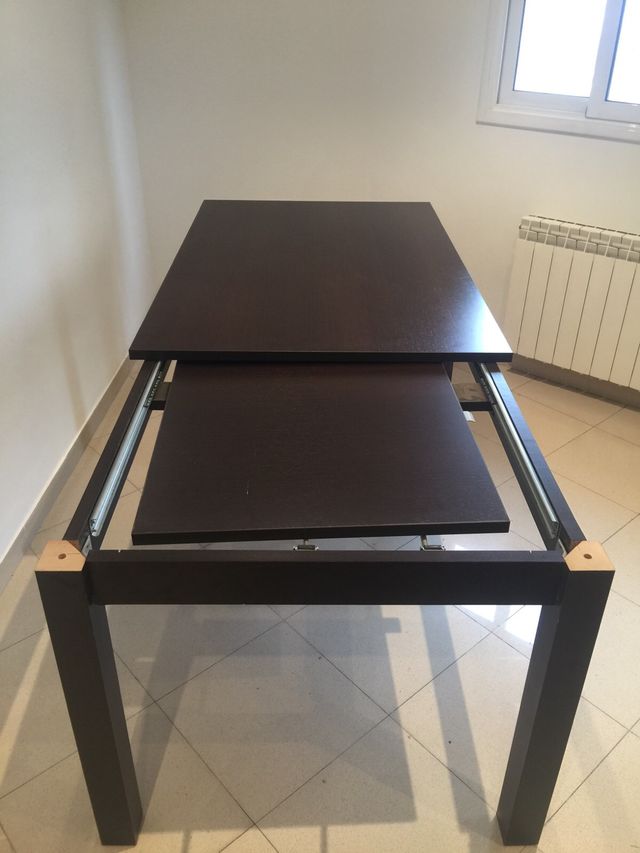 Mesa comedor madera rectangular extensible