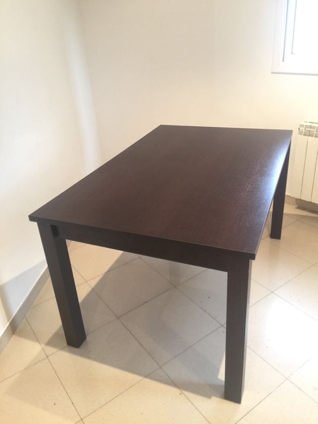 Mesa comedor madera rectangular extensible