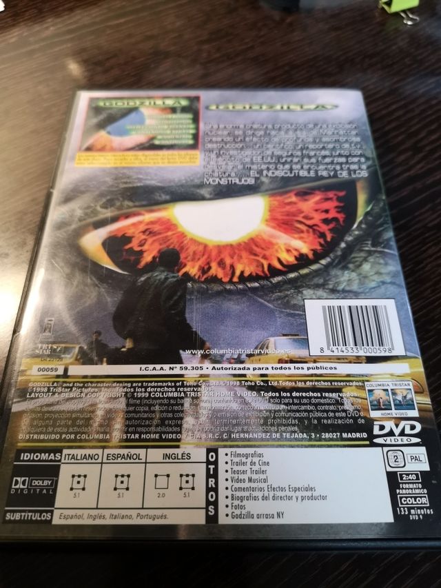 Godzilla DvD