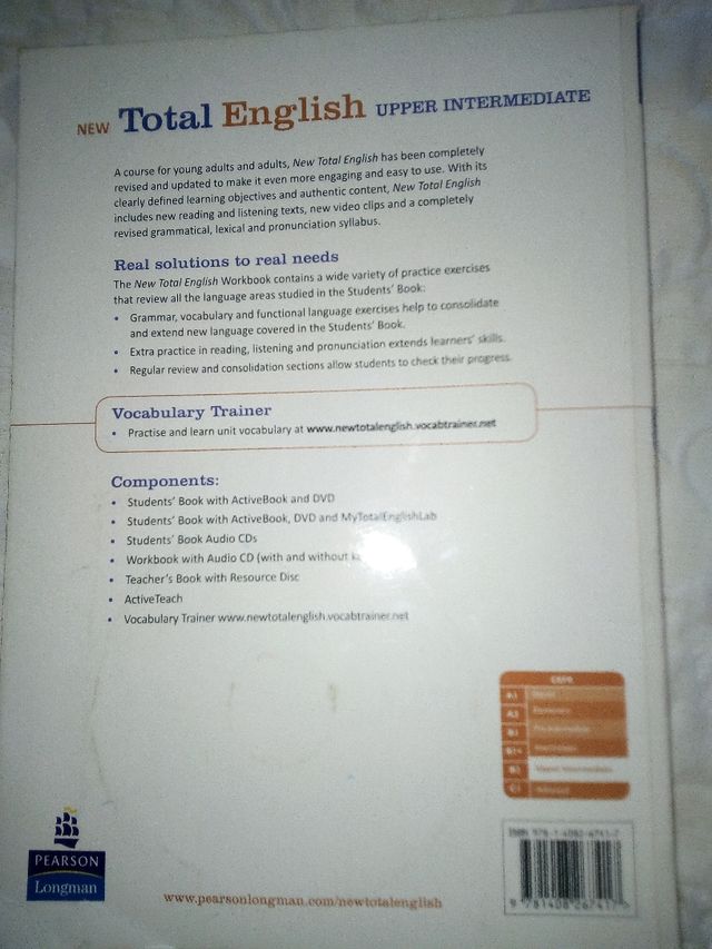 New total english upper intermediate workbook y CD