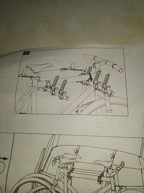 portabicicleta trasero