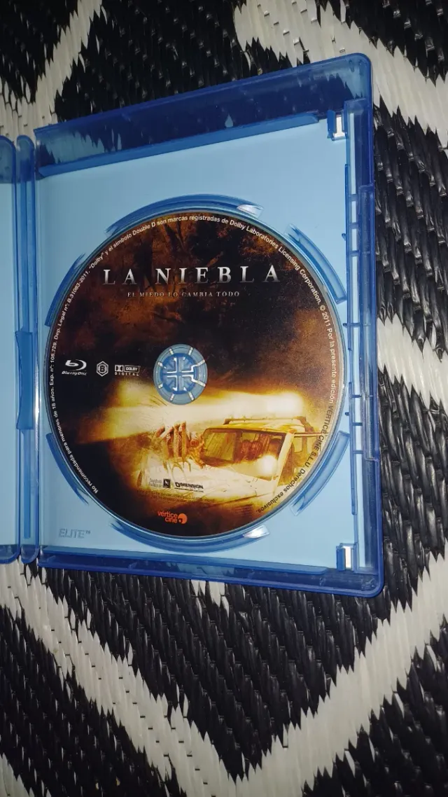 LA NIEBLA BLU-RAY STEPHEN KING SÚPER DESCATALOGADA