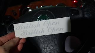 Pegatinas laterales Mini British Open