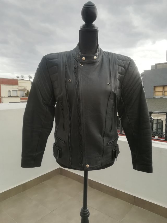 Fuz10. Chamarra motorista. Vintage.