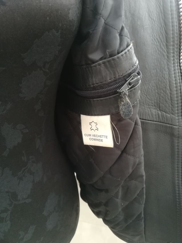 Fuz10. Chamarra motorista. Vintage.