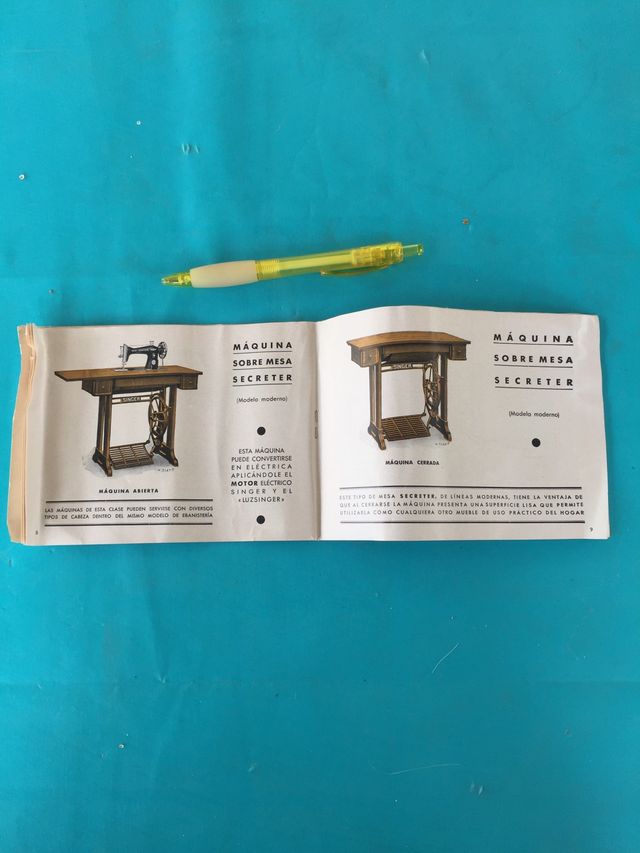 Catálogos Singer 1914