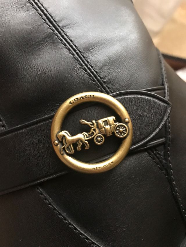 Botas Coach como nuevos piel