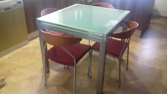 MESA COCINA CUADRADA CONTIGO SILLAS de segunda mano por 275 € en ... MESA COCINA CUADRADA CONTIGO SILLAS de segunda mano por 275 € en ...