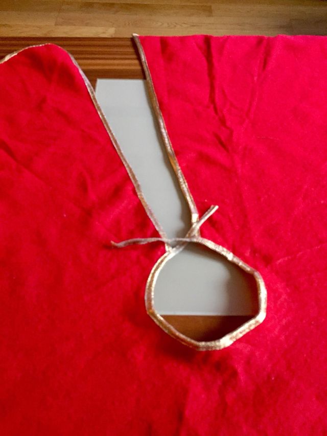 Mantel cubre pie de árbol de navidad