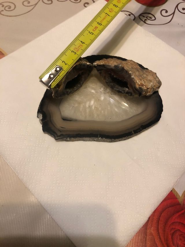 Geodi in agata levigata e ametista decorativa