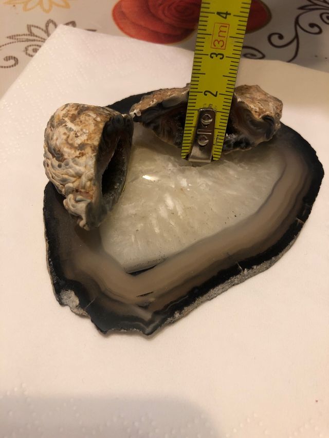 Geodi in agata levigata e ametista decorativa