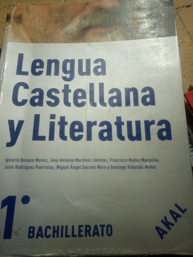 Libro Lingua e letteratura Spagnola 1 Bachillerat