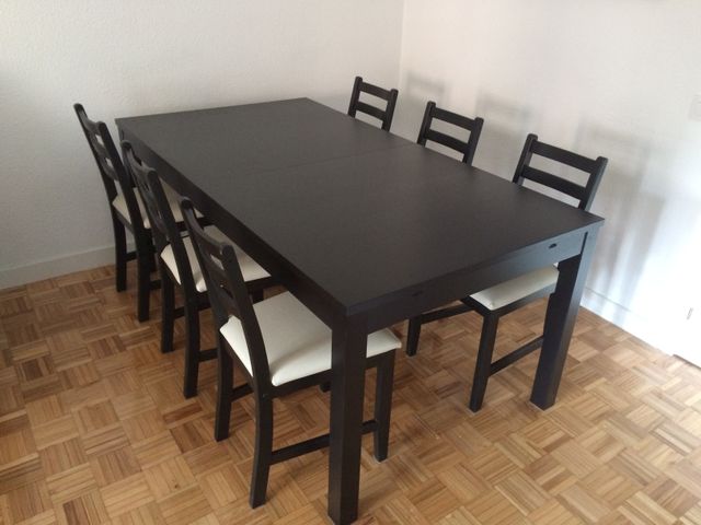 Mesa comedor BJURSTA y 6 sillas LERHAMM (IKEA) de segunda mano por ... Mesa comedor BJURSTA y 6 sillas LERHAMM (IKEA) de segunda mano por ...