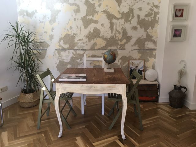 Mesa comedor vintage madera de segunda mano por 150 € en Madrid en ... Mesa comedor vintage madera de segunda mano por 150 € en Madrid en ...