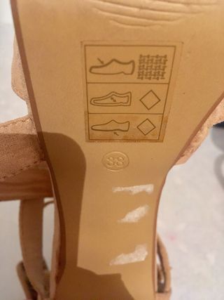 € Color Coín De Wallapop Camel 7 Por En Mano Sandalia Segunda PXTuOZki