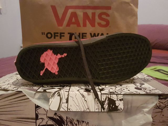 vans marvel limited edicion deadpool