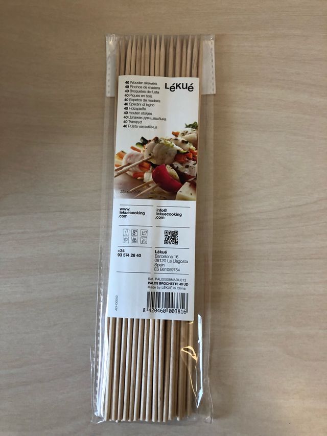 LEKUE Recipiente para cocinar brochetas SIN ESTREN