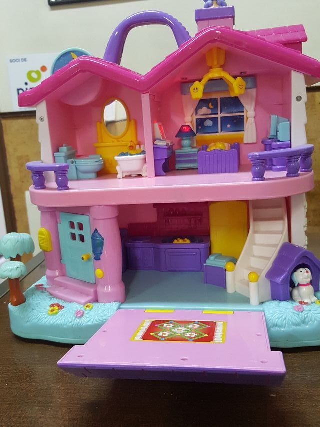 Casita maletin con luz y sonido