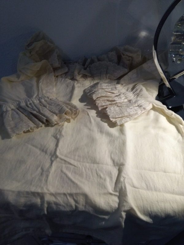 Traje huertana fallera más delantal, blusa,...