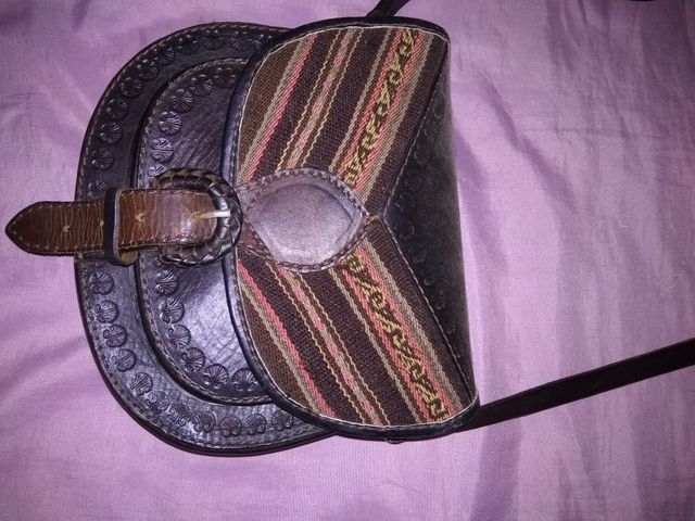 bolso piel Perú regalo cartera, nuevos