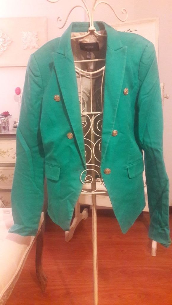 americana, chaqueta mango.