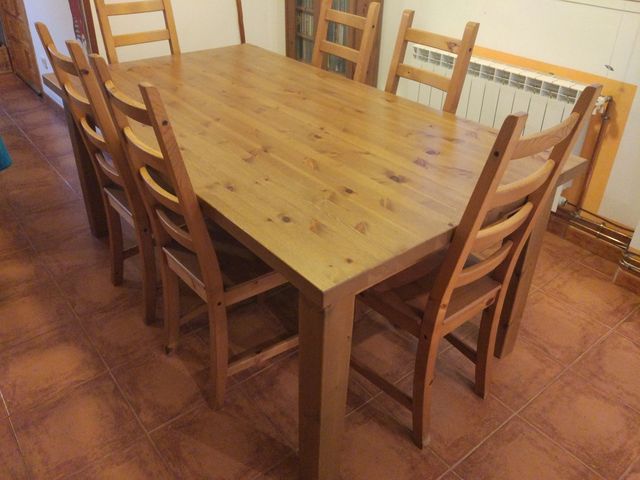 Conjunto mesa y sillas comedor de segunda mano por 385 € en ... Conjunto mesa y sillas comedor de segunda mano por 385 € en ...