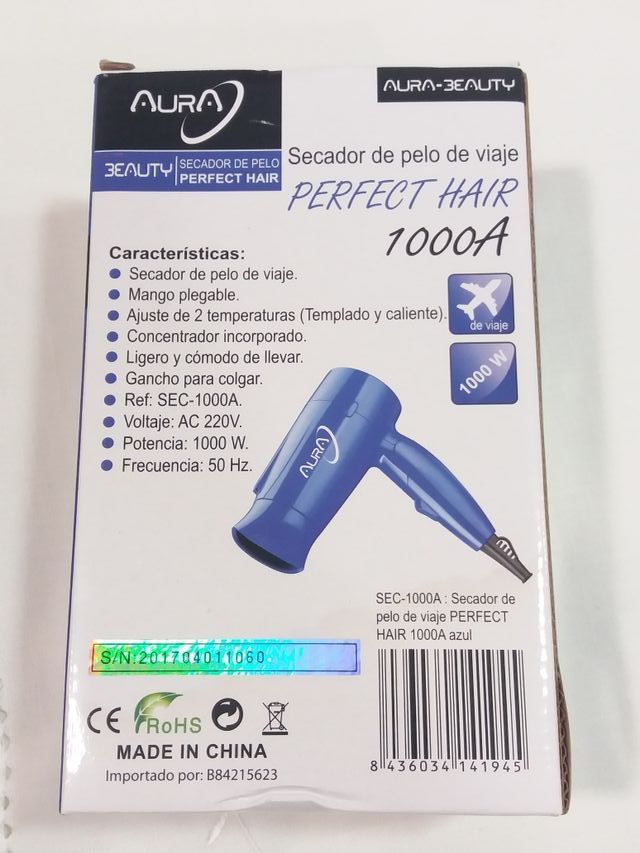 SECADOR Y PLANCHA DE VIAJE