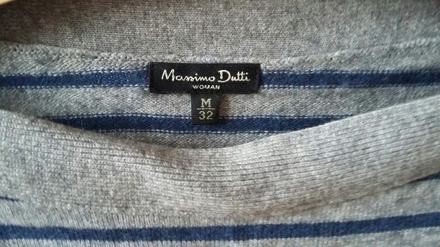 jersey massimo dutti rayas grises y azules