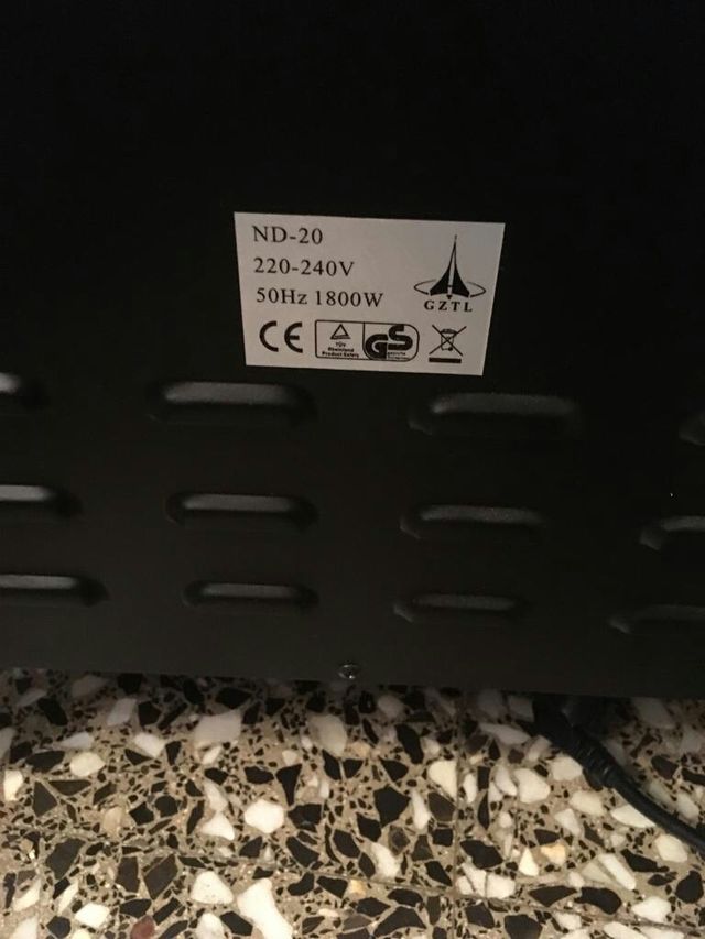 Es tufa nueva eletrica.efecto leña